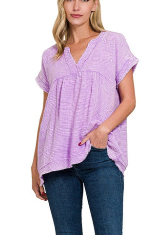 Lilac V-Neck