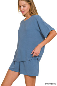 Dusty Blue 2 Piece Set