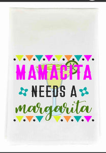 Mamacita Needs A Margarita Cup Towel