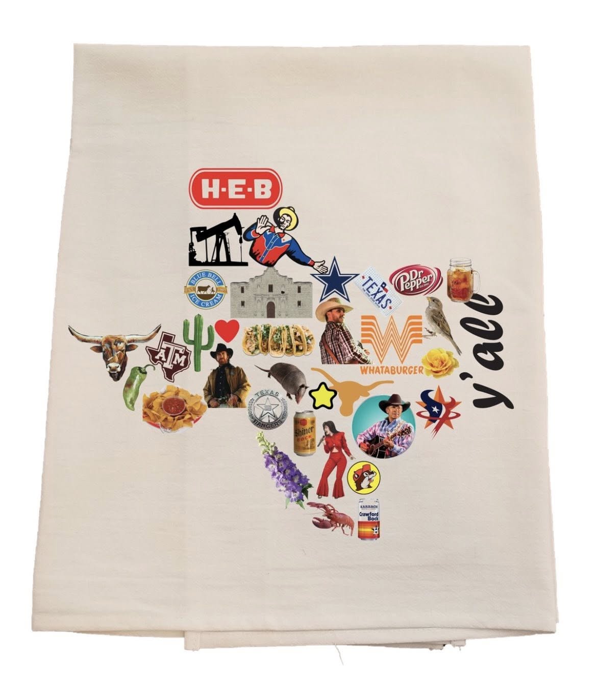 "All Things Texas" Cup Towel