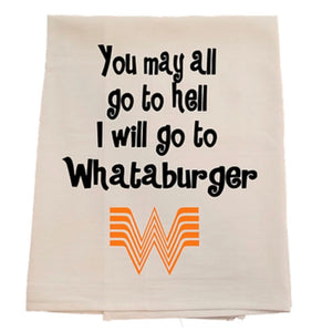 "You May All Go..." Cup Towel