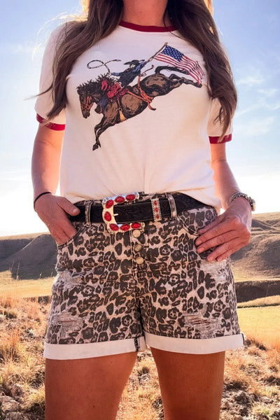 Patriotic Ringer Tee