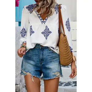 V-Neck Blouse