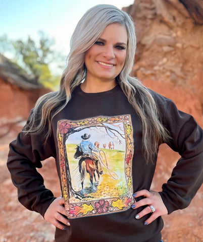 Western Fall Cowboy Sweatshirt