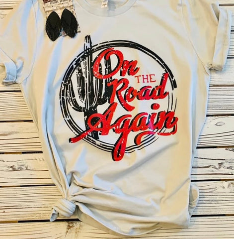 “On the Road Again” tee